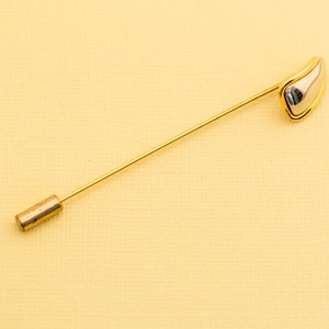 Vintage Mid Century Gold Tone Stickpin i17