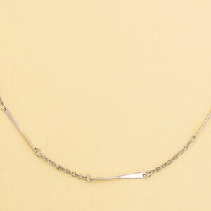 Vintage Silver Tone Chain Necklace 20 Inches by Avon i8