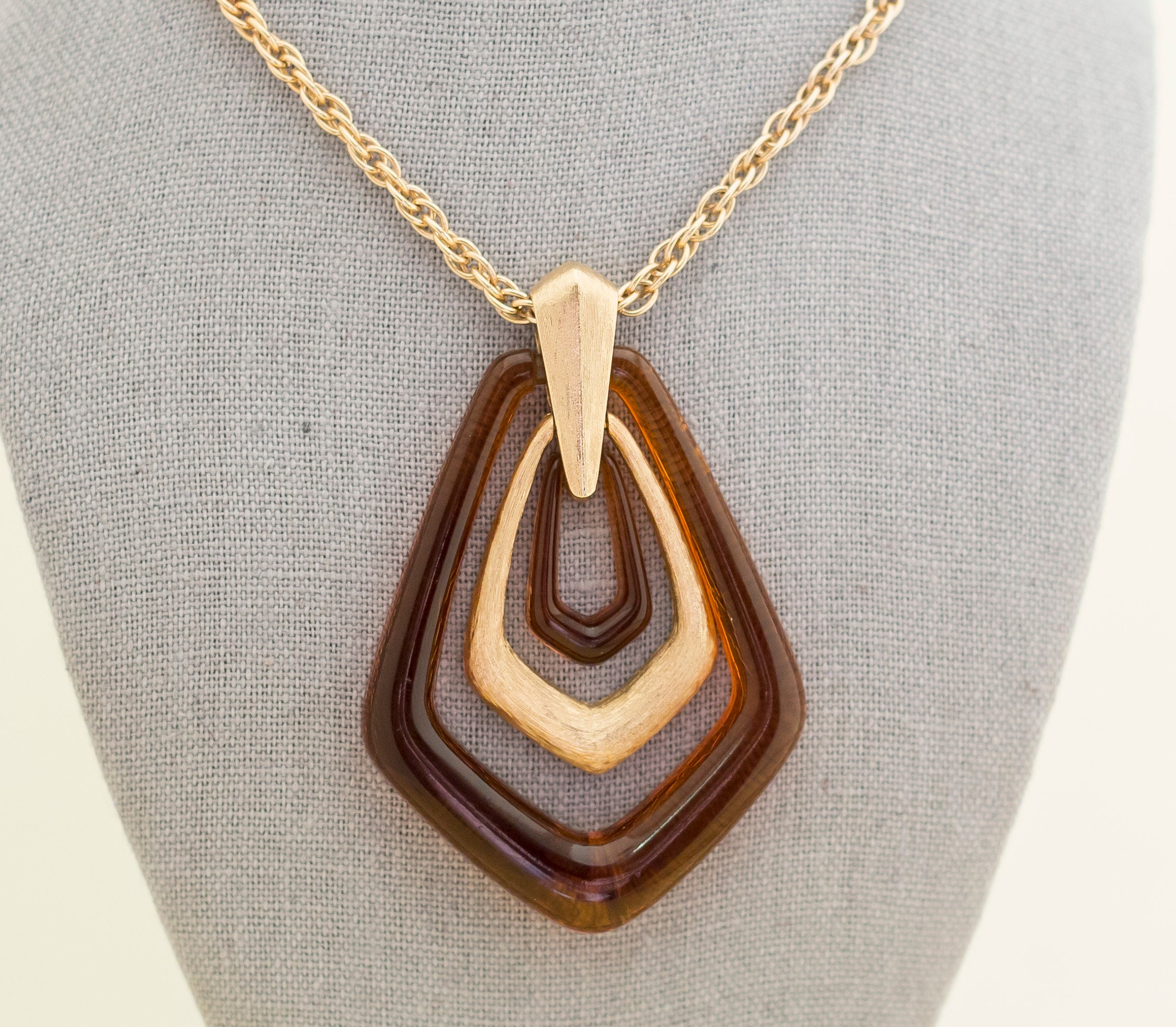 Vintage Boho Pendant Necklace 27 Inches by Avon I9 Etsy UK