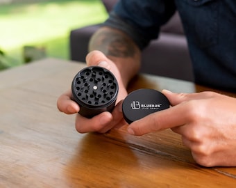 GC 2.5-Inch Purple Grinder Ceramic Non-Stick 4 Pieces Spice Grinder