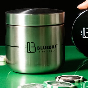 BUNKER Smell Proof Jar Multipurpose Canister for Keeping Herb, Spice, Coffee Fresh, Airtight Storage Container with Magnet Stand