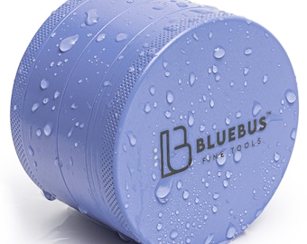 Purple Ceramic Herb Grinder: Non-Stick, 2.5-Inch, 4-Piece