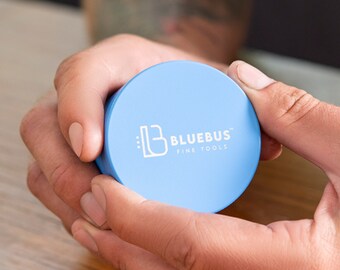 GC Ceramic Grinder 2.5-Inch Blue , Non-Stick 4-Piece Herb Grinder