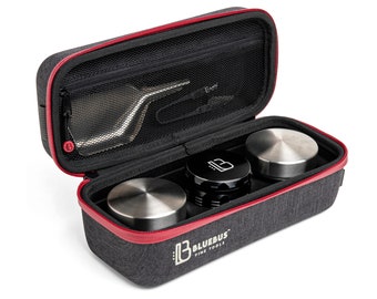 BULLDOG Smell Proof Bag Lockable Storage Pouch with Grinder, Airtight Jars, Combination Lock