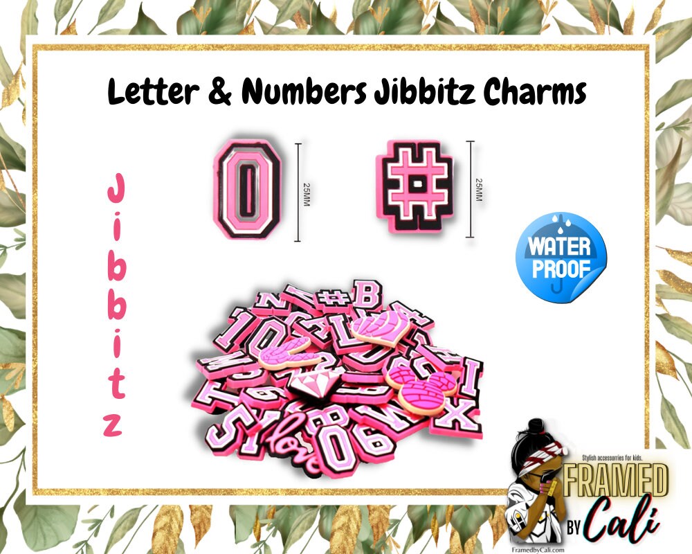 Buy Letters & Numbers Jibbitz™ Charms