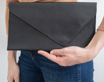 Leather Envelope Clutch, Genuine Leather Clutch, Leather Envelope Bag, Women’s Leather Clutch, Genuine Leather Bags