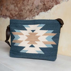 Solyagua Shoulder Bag, Navy Southwest Shoulder Bag