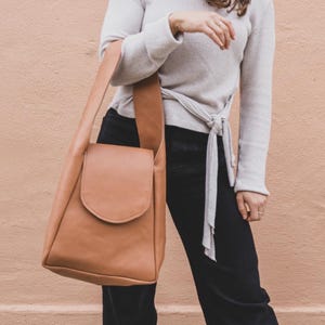 Genuine Leather Shoulder Bag, Handcrafted Leather Shoulder Purse
