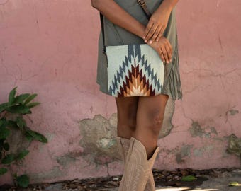 Rebel Crossbody, Southwest Pattern Crossbody Purse