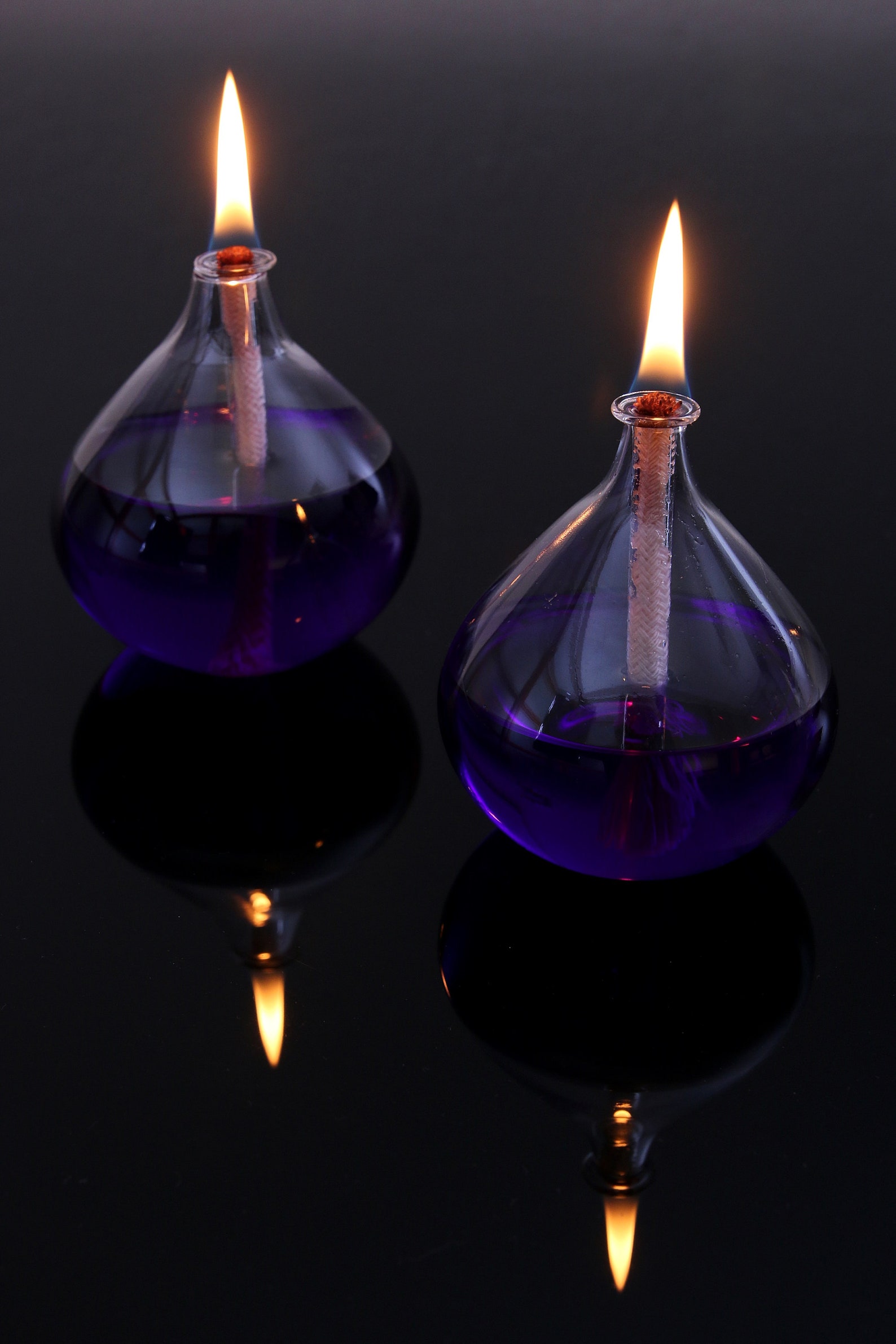 Drop Decor Oil Candle Lamp Blown Glass Candle Lamp Etsy