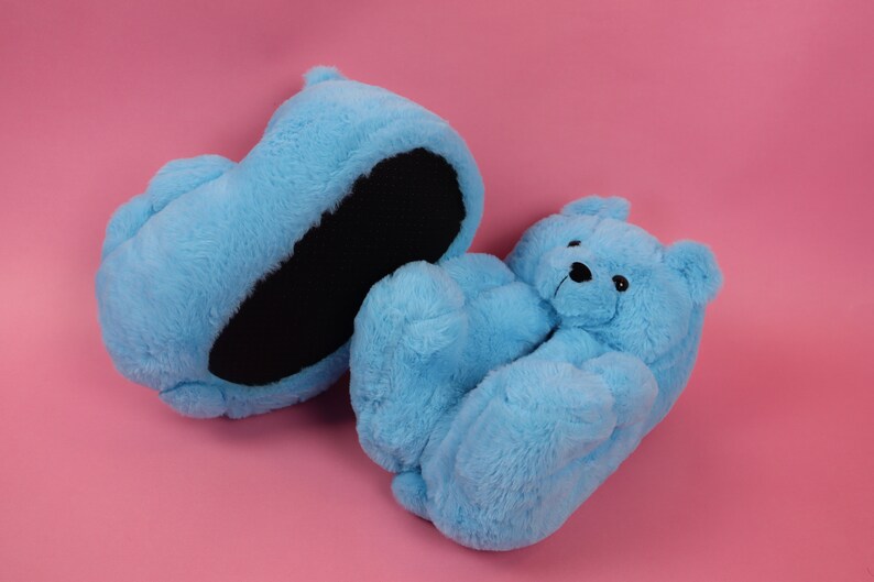 Children's Teddy Bear Slippers Plush Cotton Shoes Home Bedroom main image 1