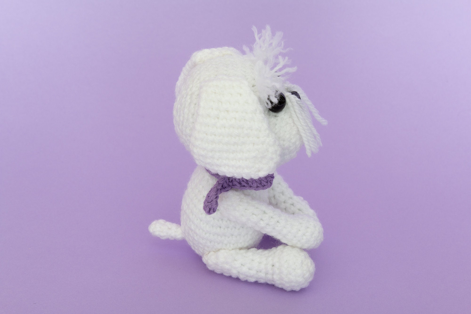 Malta dog crochet amigurumi pattern pdf tutorial Etsy