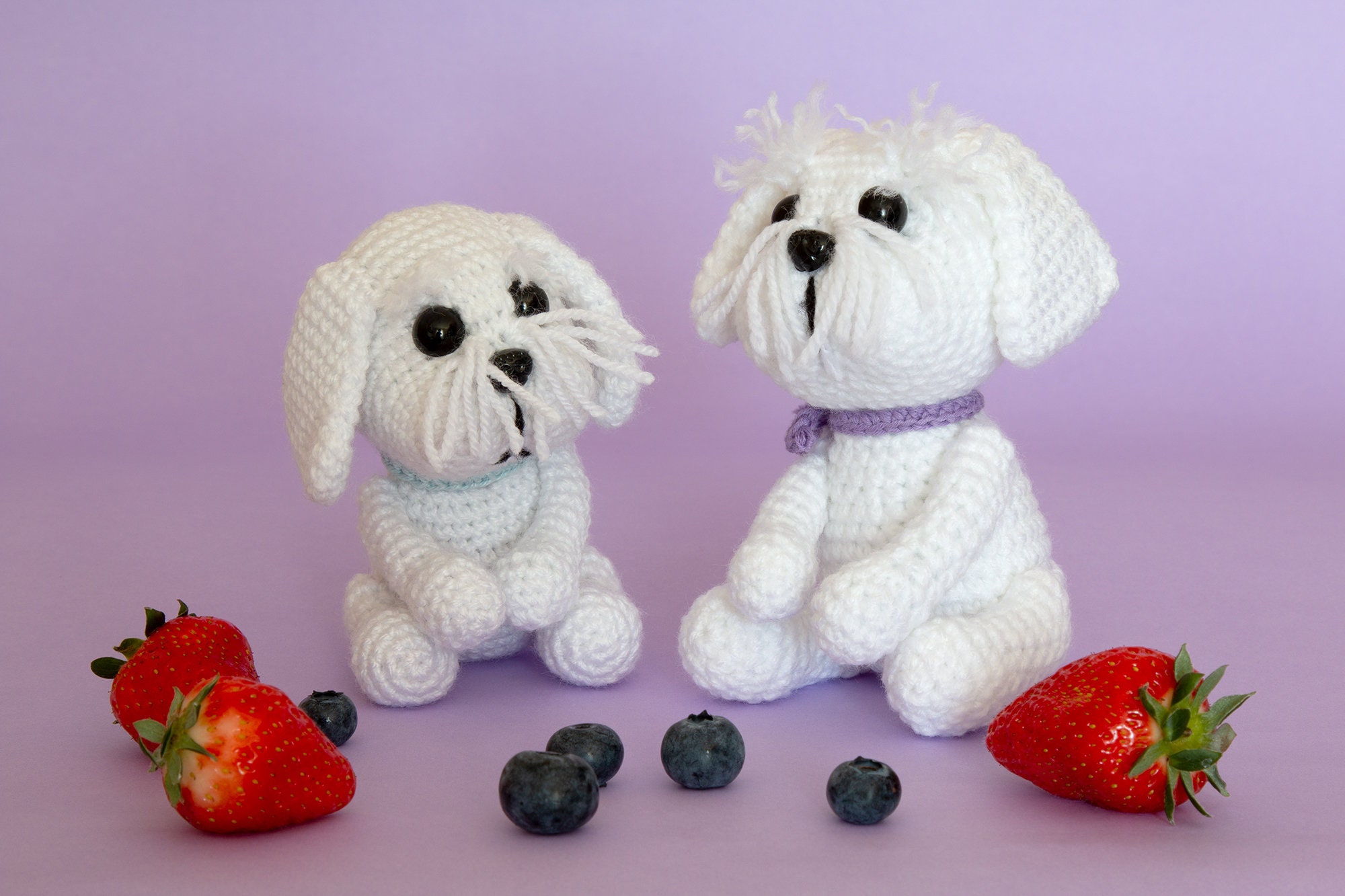 Malta dog crochet amigurumi pattern pdf tutorial Etsy
