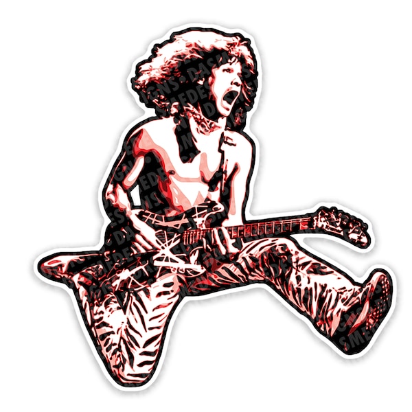 Eddie Van Halen Sticker