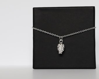 Collier de pomme de pin en argent Cadeau de Saint-Valentin pour ses bijoux en argent Halskette Schmuck
