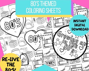 Pdf Coloring Pages - Etsy