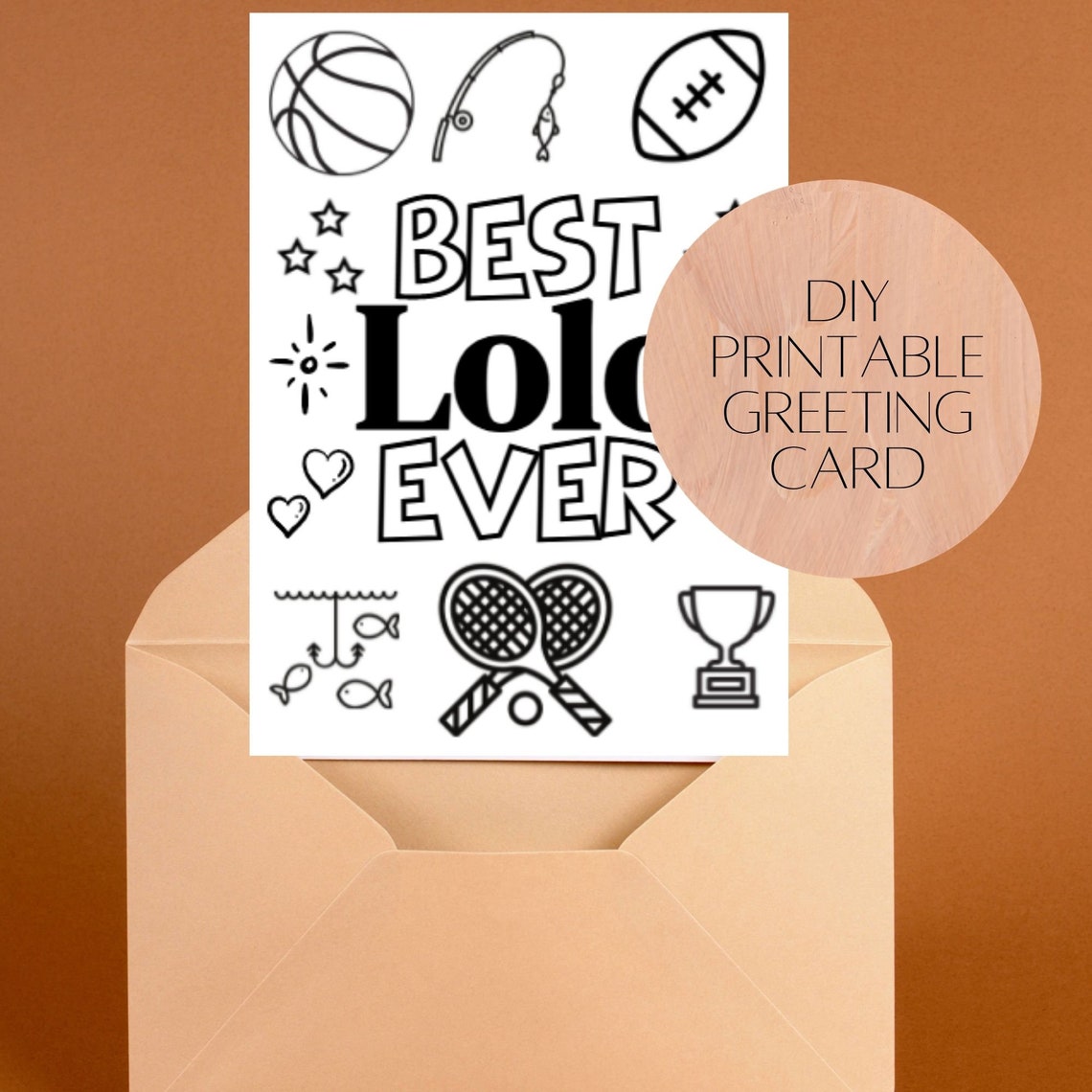 Birthday Card for Lolo Filipino Grandpa Printable Tagalog - Etsy