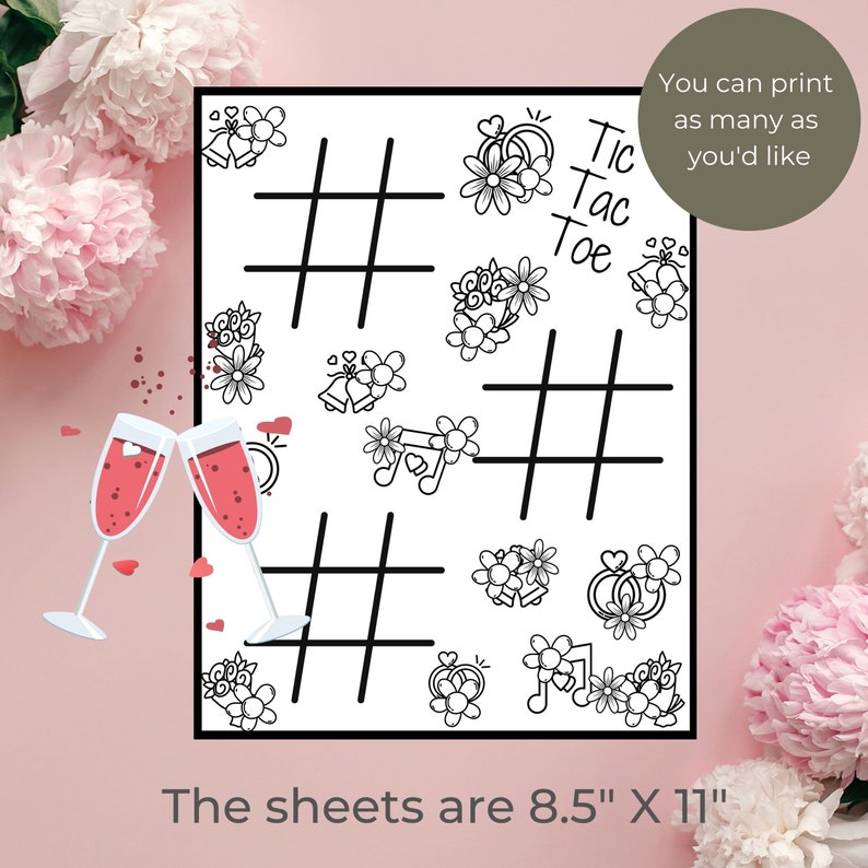 Bridal Shower Coloring Sheets Printable Instant Download - Etsy