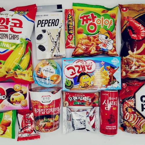 Pink Korean Snack Box Great Value Etsy