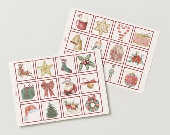 Christmas Memory Match Game | Printable Card Activity (Digital Download)