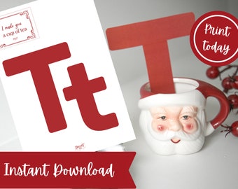Christmas Elf Tea Prank Printable | Funny Letter Prop (Digital Download)