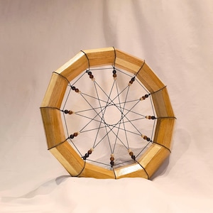 Rain Ring - COSMOS - meditation and sound healing instrument; rain sound rain stick or ocean drum; relaxing sound; handmade