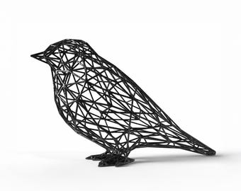 Cute Sparrow Sculpture | Charming Bird Decor for Window Sills | Ideal Gifts for Chirping Companion Lovers and Watchers