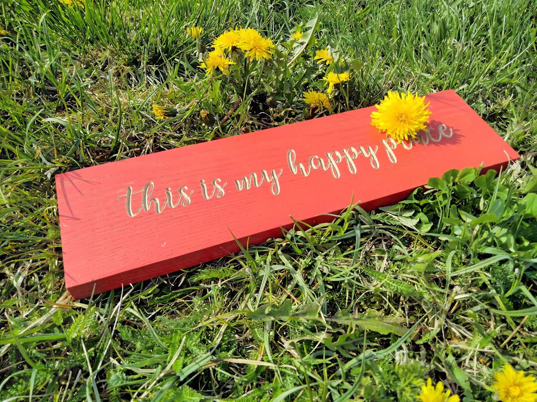 This is My Happy Place Sign Etsy