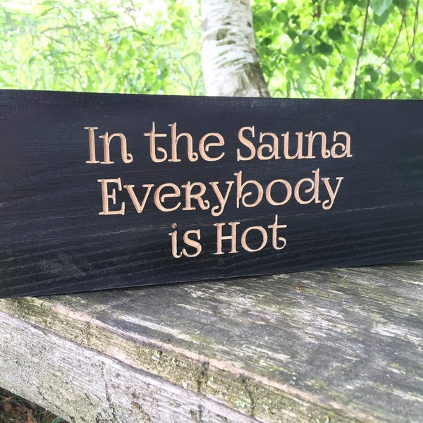 Sauna sign