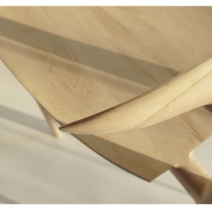 HORNBEAM Barstuhl, Barhocker Eiche, minimalistisches skandinavisches Design