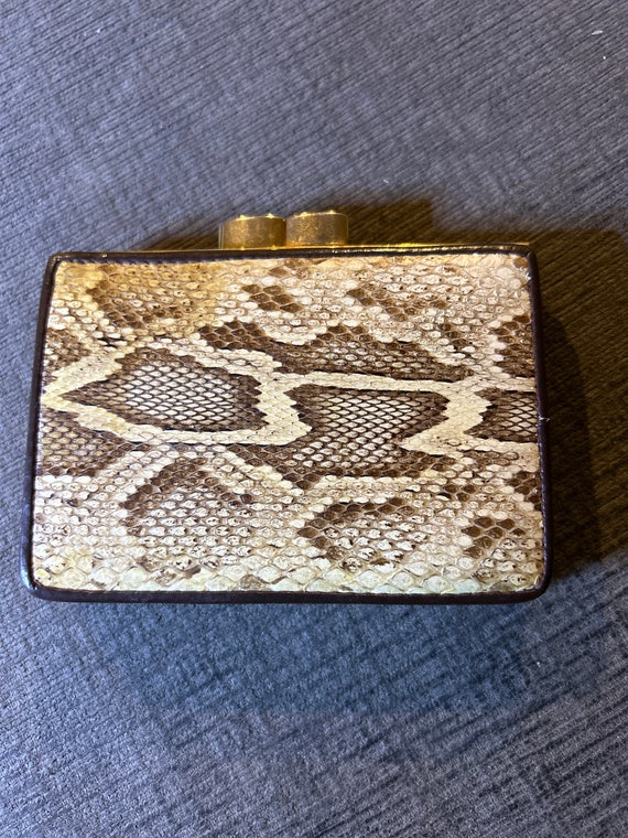 Python Women’s Wallet Vintage Genuine Python and L