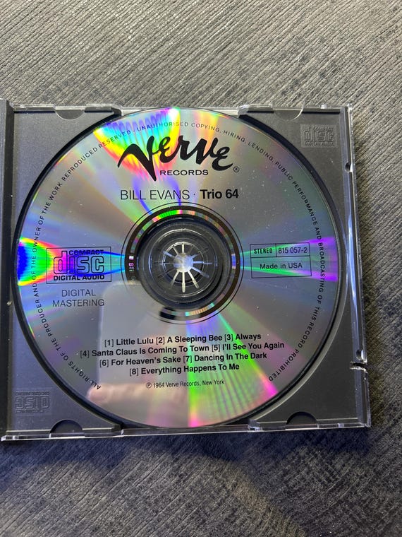 Bill Evans CD “trio 64” Tested - Etsy