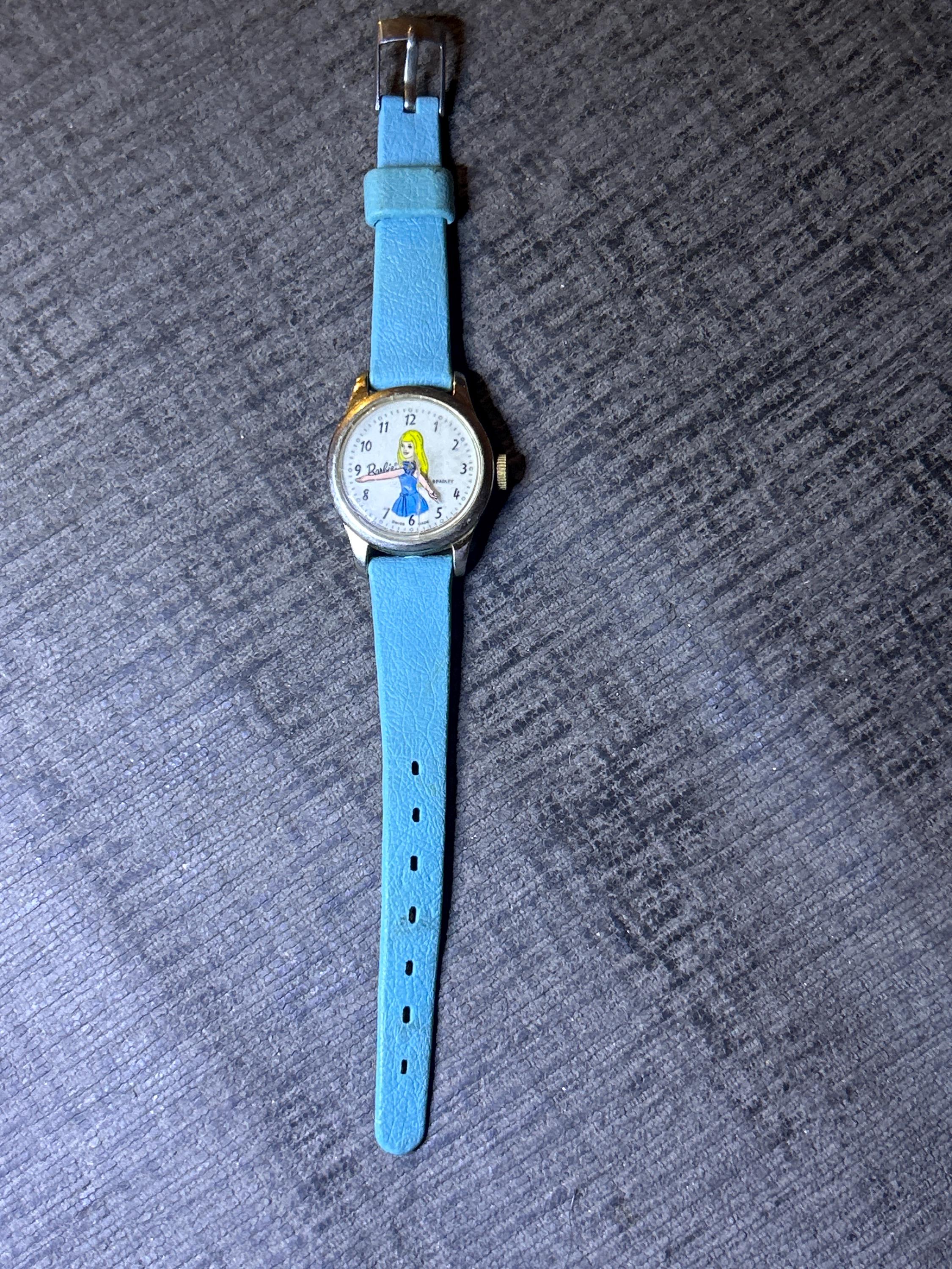 RARE 1973 Barbie watch by Bradley Barbie Watch (bradley) 1973 “works” Childs Watch Self Wind  main image 3