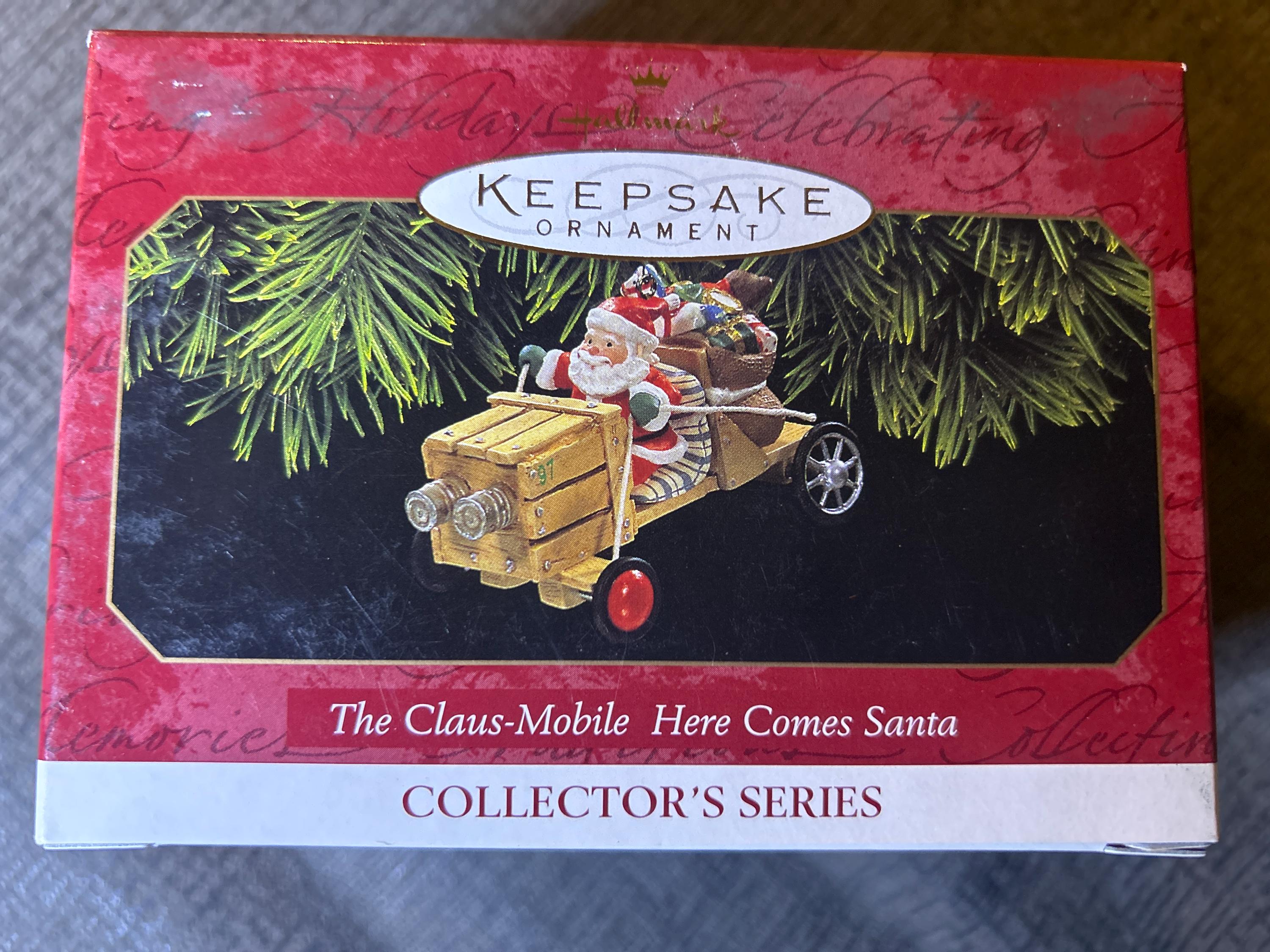 Hallmark Ornament “the Claus Mobile” Here Comes Santa 19th in