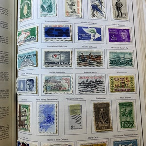 70 U. S. Stamps 1961-66 (used on Sheets) - Etsy