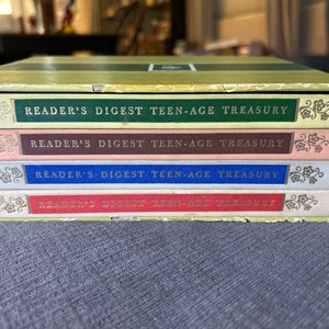 Reader’s Digest Teen-Age Treasury 4 Book Boxed Set-Hardcovers-1957