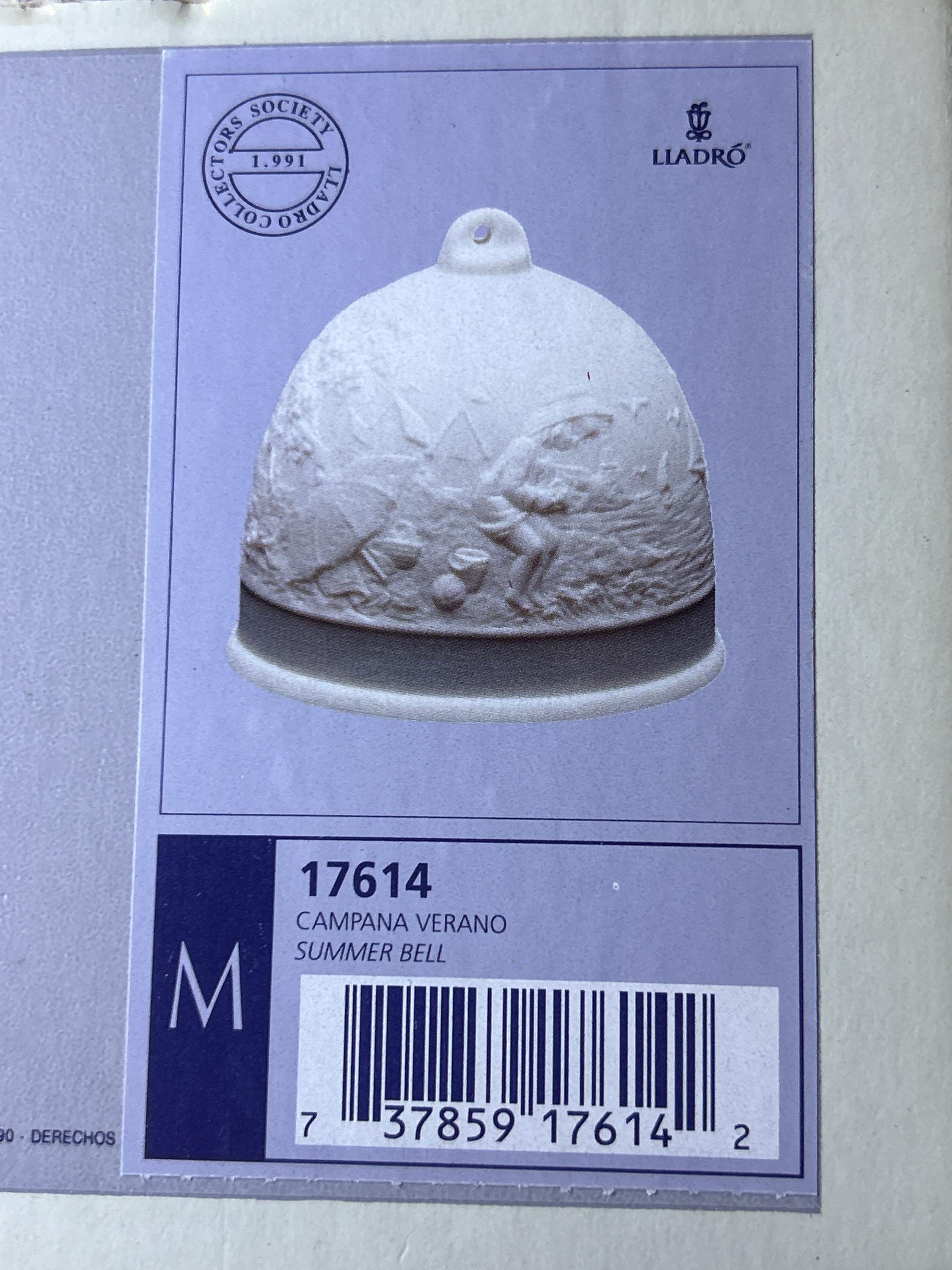 LLADRO】 【限定1994年版】クリスマスベル コレクターズソサエティ