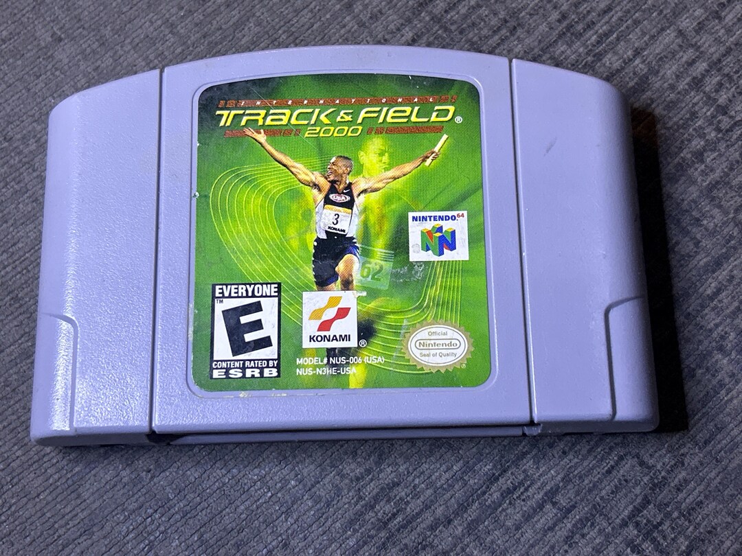 Nintendo 64 Game “international Track and Field 2000” Tested Plays ...