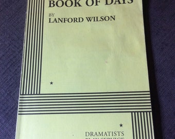 Book of Days une pièce de Langford Wilson (couverture souple)