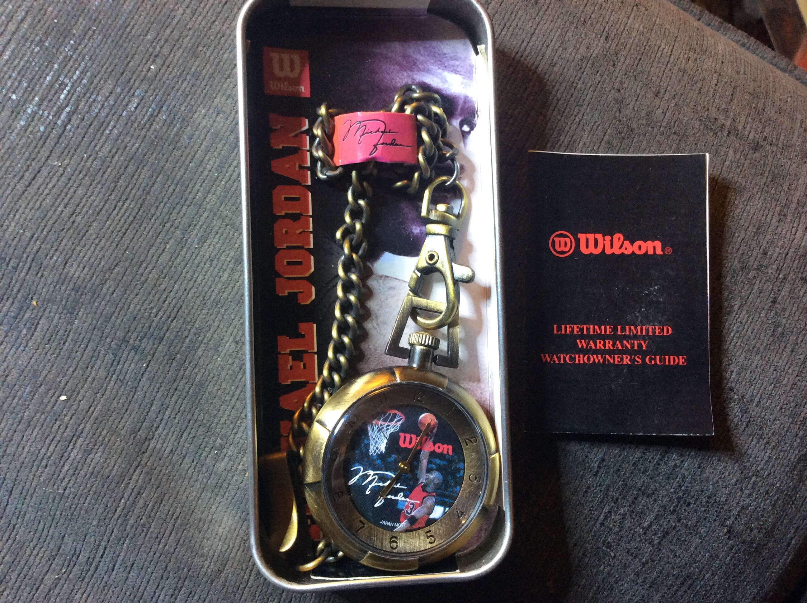1990's Michael Jordan Pocket Watch “wilson” New in Package - Etsy