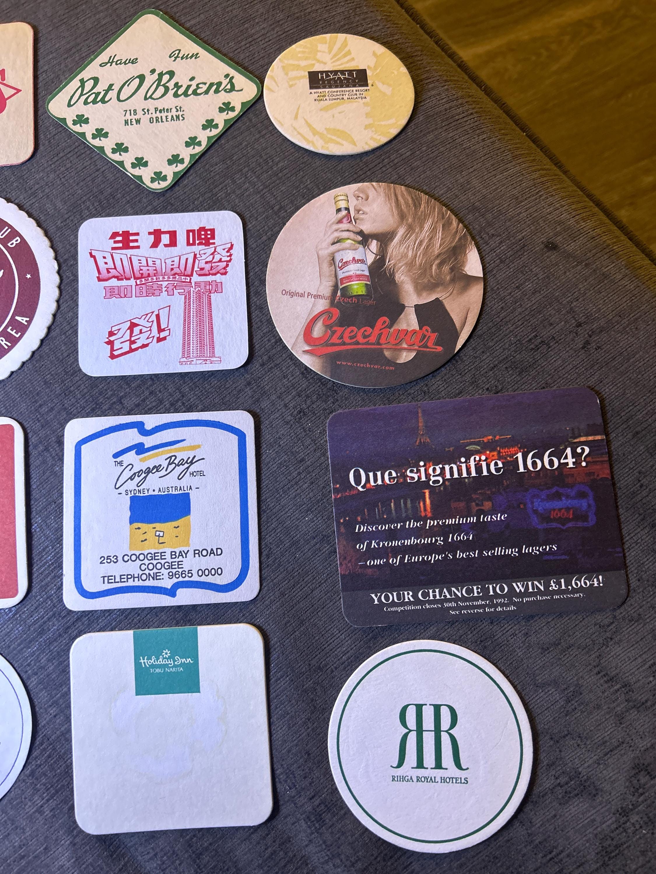 ヴィンテージコースター16枚（種類豊富）希少・入手困難 - Etsy 日本