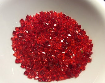 Swarovski Crystal Rubies 6x6 mm (25 pieces)