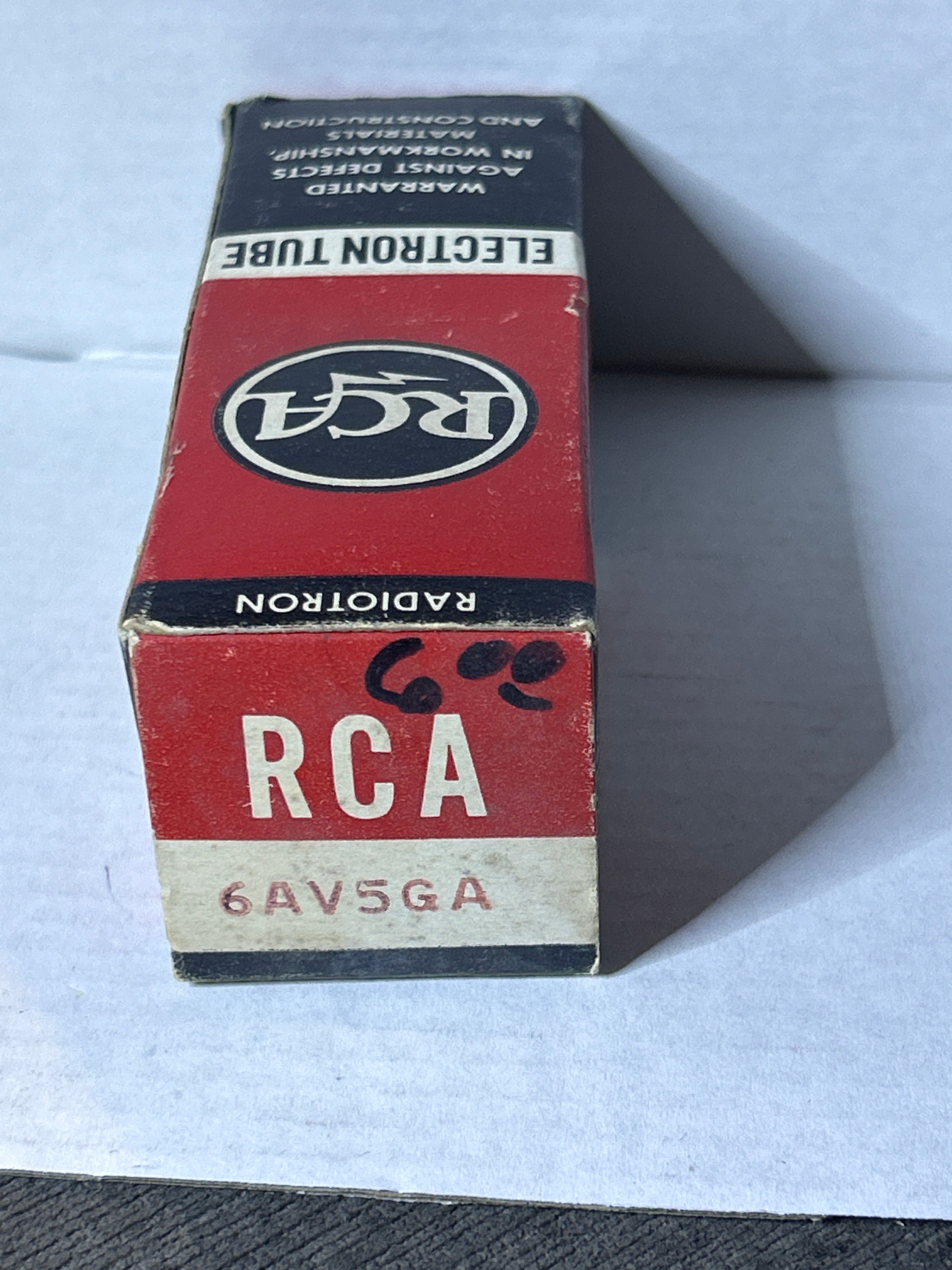 Tube Électronique SYLVANIA 6AV5GA - Neuf - Pour Amplificateur Ou Radio Vintage