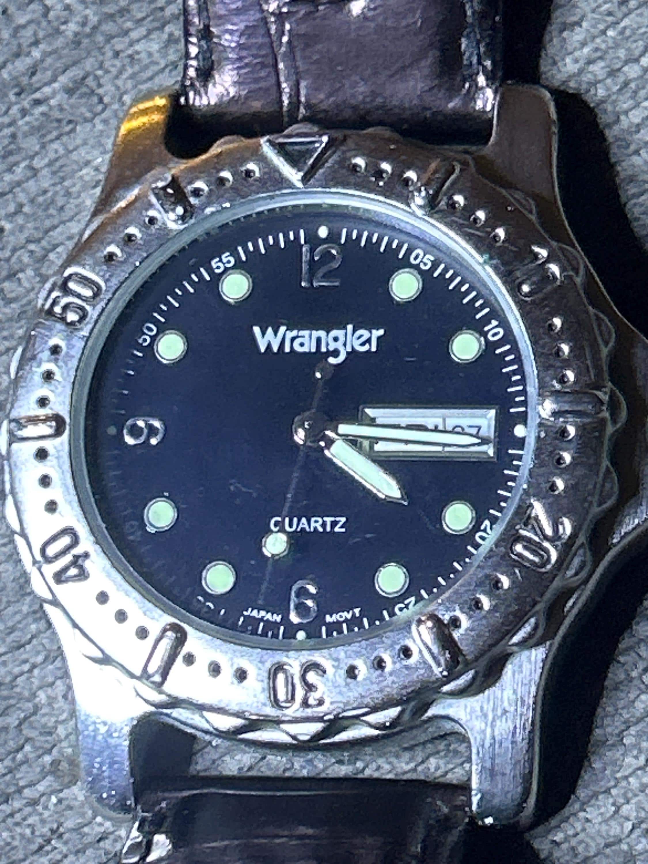 Wrangler “hero Watch #91815 KNX” Works Great - Etsy