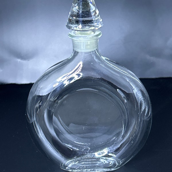 Guerlain France Perfume Bottle w stopper (Clear Glass)