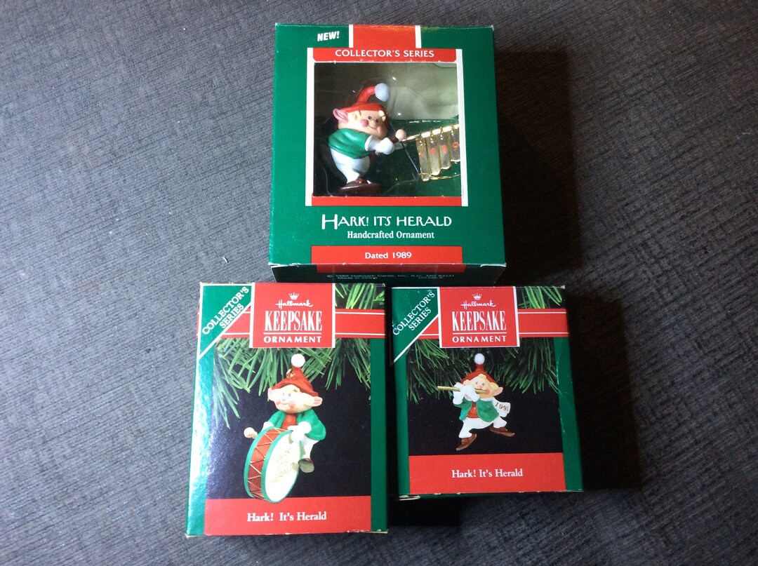Hallmark Ornaments hark Its Harold First 3 in Series 8991 Etsy