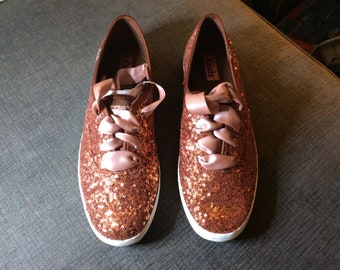 Sequin Keds | Etsy UK