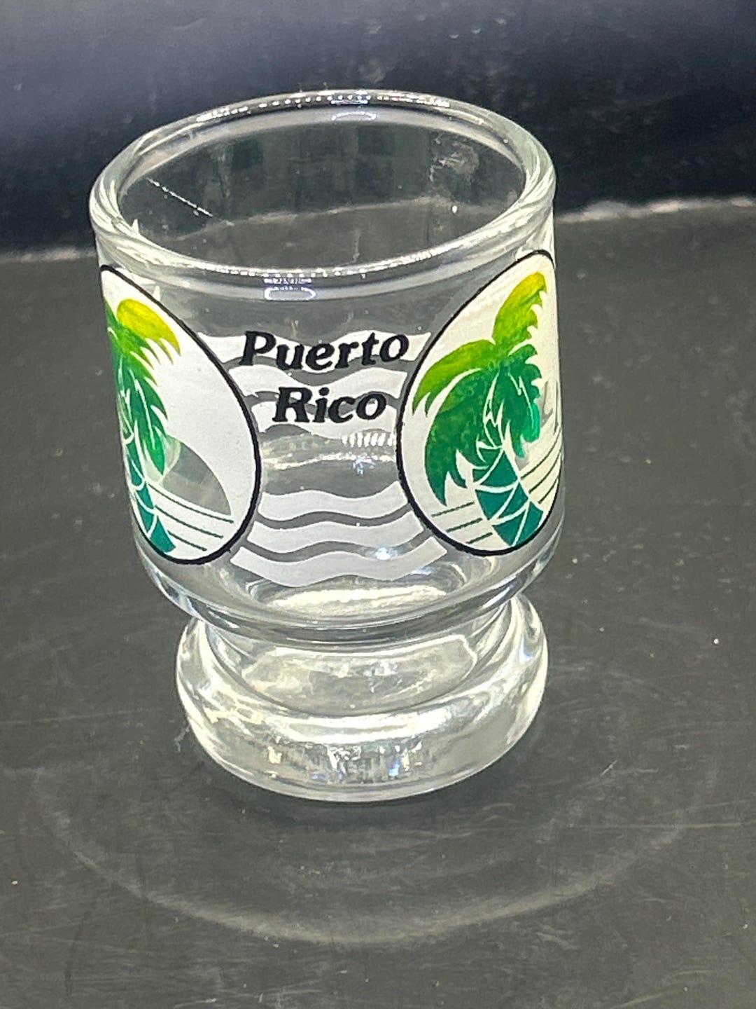 Puerto Rico Rocks Glasses Shot Glass “puerto Rico” Vintage - Etsy