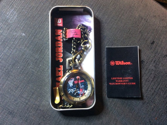 1990's Michael Jordan Pocket Watch “wilson” New in Package - Etsy