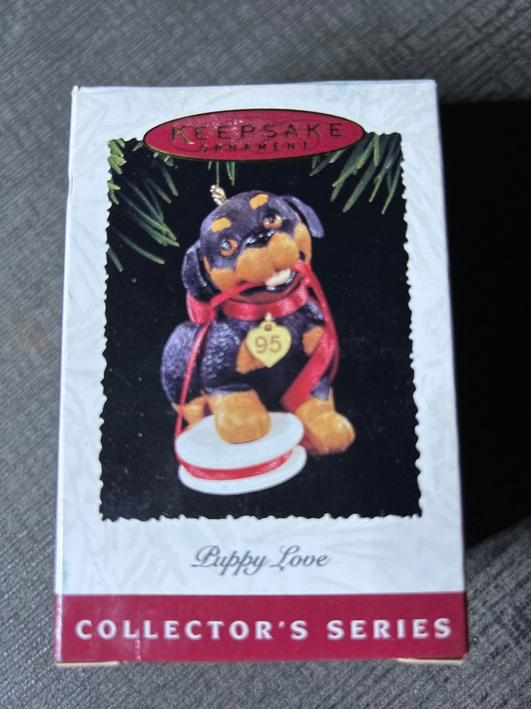 1995 Hallmark Ornament puppy Love 5th in Series NIB Etsy